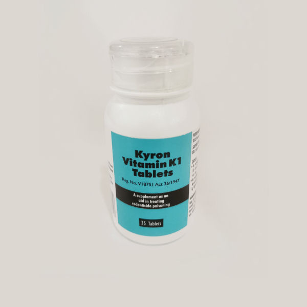 vitamin k1 is administered as an antidote for poisoning with